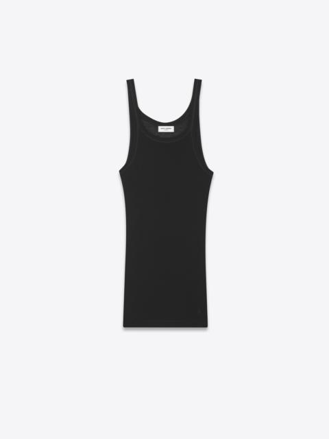 cassandre tank top in ribbed jersey