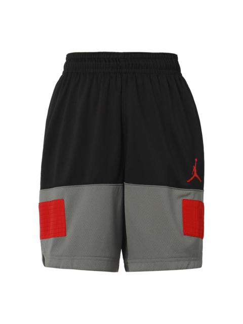 Jordan Air Jordan Basketball Sports Contrasting Colors Quick Dry Breathable Shorts Black CZ4767-010