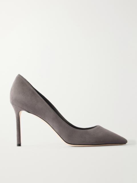 JIMMY CHOO Romy 85 Suede Pumps