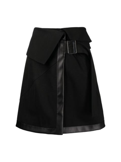 buckled waist skirt
