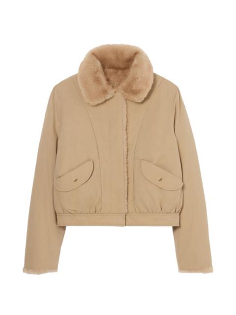 Claudie Pierlot faux-fur trim parka