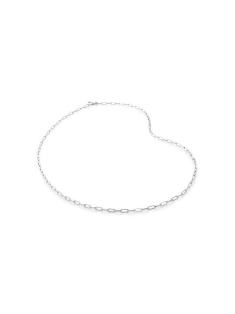 MONICA VINADER recycled sterling-silver paperclip-chain necklace