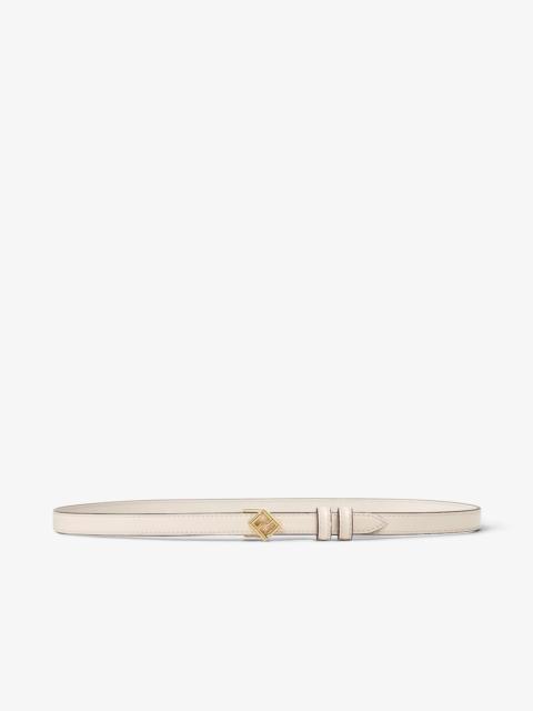 FENDI FF Diamonds Belt Camelia-color leather belt