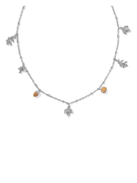 KENDRA SCOTT Autumn Silver Charm Necklace