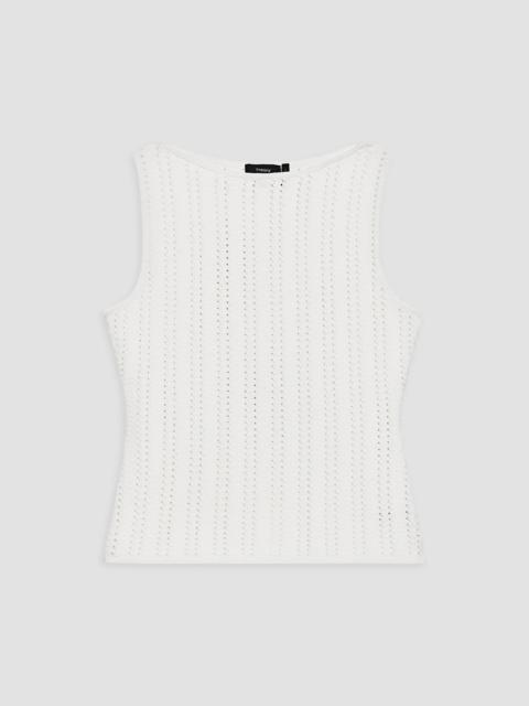 Theory Women's Wooster Crêpe Shell - White