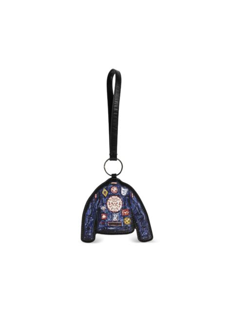 DSQUARED2 jacket-patch leather keyring
