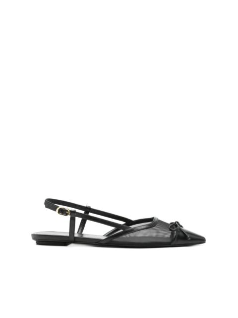 Stuart Weitzman mesh-panel ballet flats