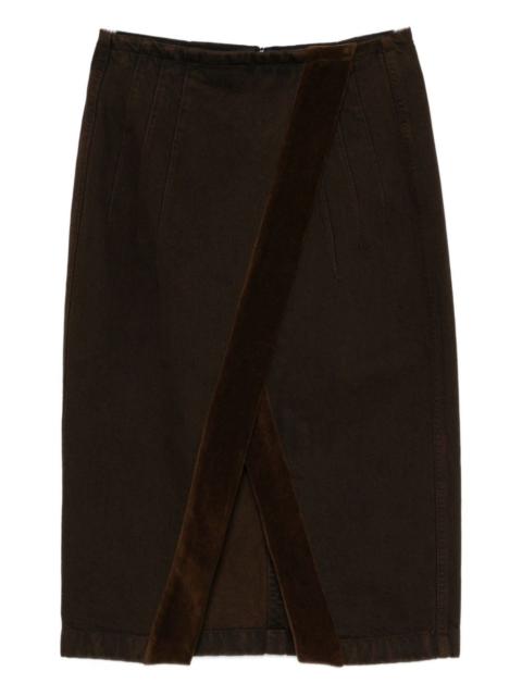 Dries Van Noten Denim skirt