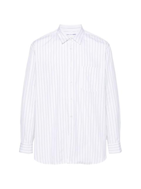 pinstriped cotton shirt