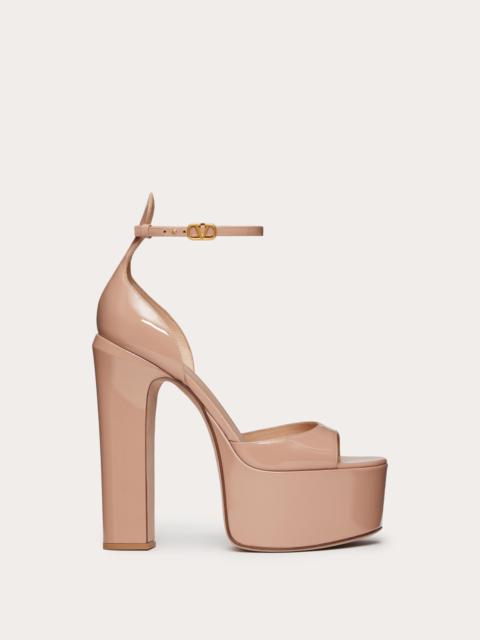 Valentino VALENTINO GARAVANI TAN-GO PLATFORM PATENT LEATHER SANDAL 155MM