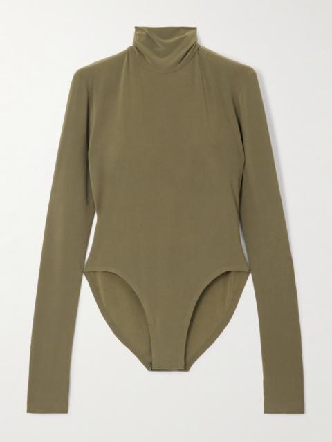 NORMA KAMALI Stretch-jersey Turtleneck Bodysuit