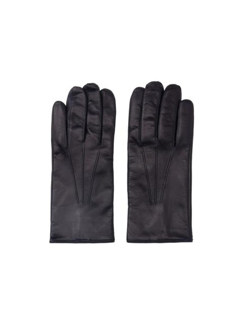 Paul Smith Navy Signature Stripe Gloves