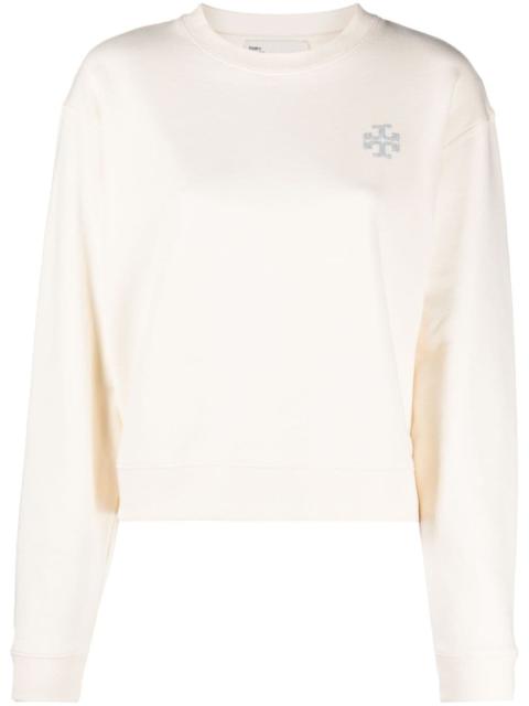 TORY BURCH logo-embellished cotton sweatshirt