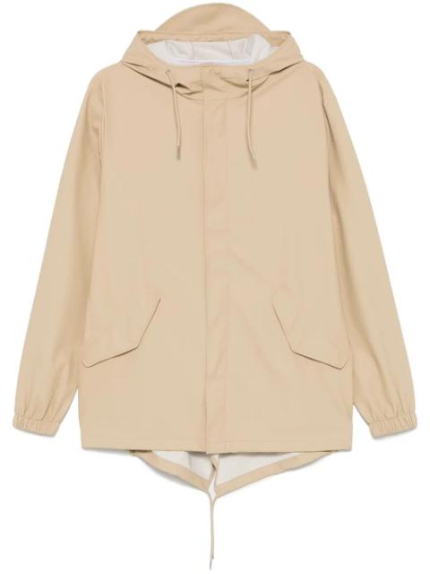 RAINS The FISHTALL JACKET, a coat from RAINS, combines functionality with contemporary design. Crafted fro
