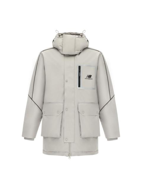 New Balance Sportswear Hooded Jacket 'Grey Black' AMJ14320-ARF
