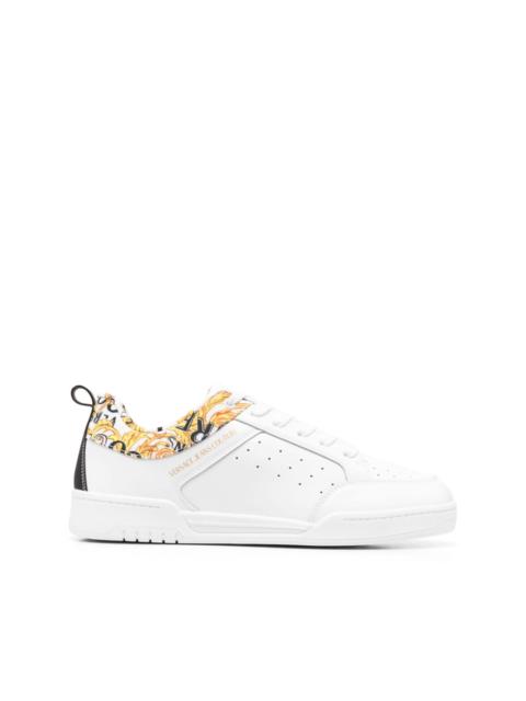 VERSACE JEANS COUTURE low-top leather sneakers