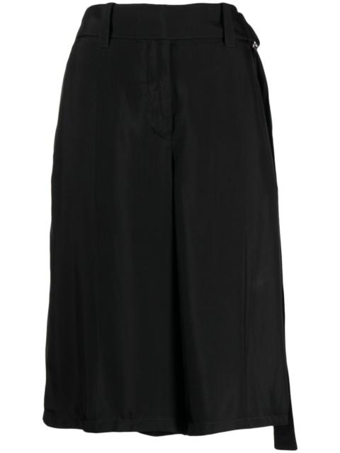 Jil Sander belted-waist wide-leg shorts