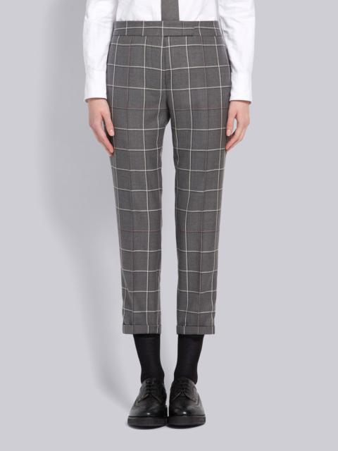 Thom Browne Shadow Check Skinny Trouser