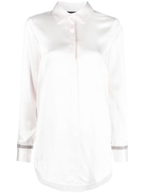 FABIANA FILIPPI long-sleeve satin shirt