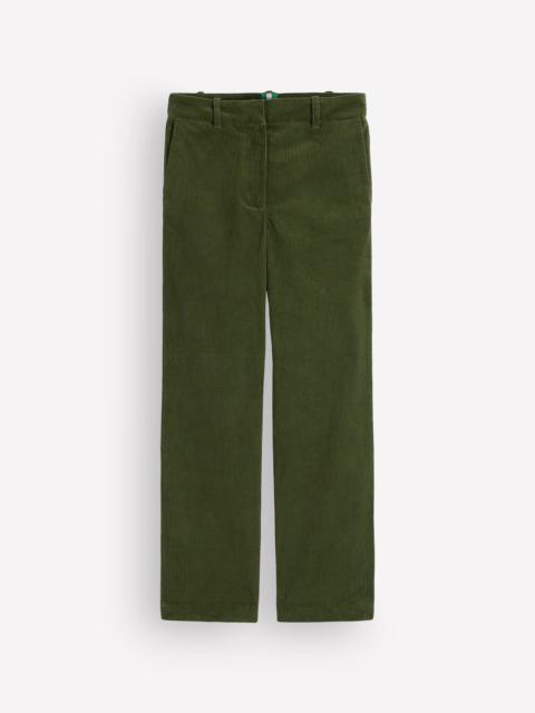 BODEN Canonbury Cord Pants-Forest Green