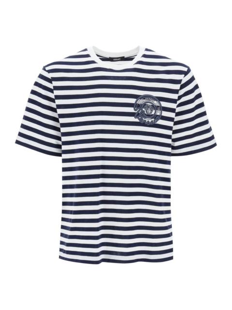 VERSACE NAUTICAL STRIPE T-SHIRT