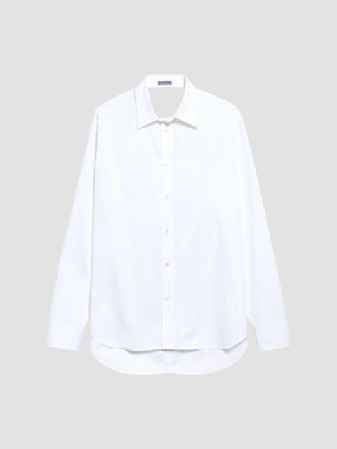 BALENCIAGA Women's Draped Back Shirt - White