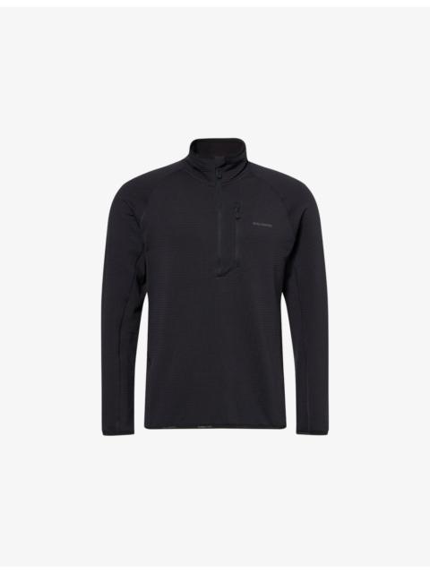 SALOMON Essential Zip-Pocket Stretch-Woven Sweatshirt