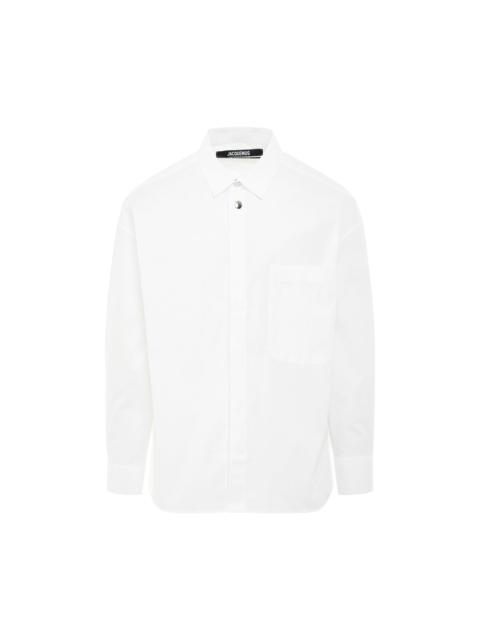 JACQUEMUS Manches Longue Shirt in White