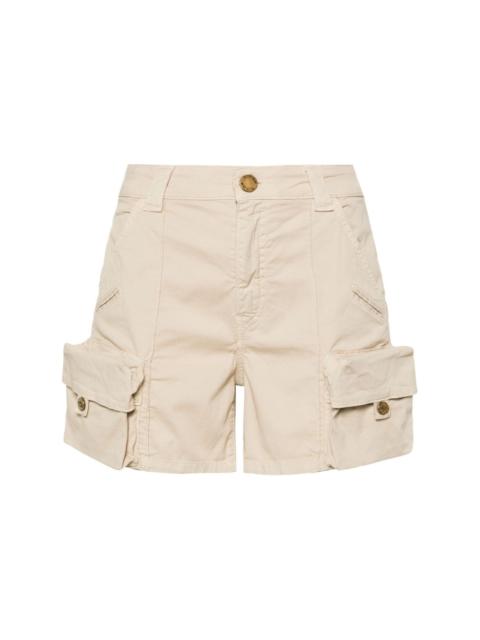 cargo cotton mini shorts