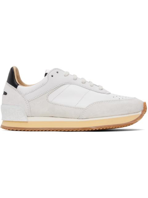 Spalwart White & Gray Dash Sneakers