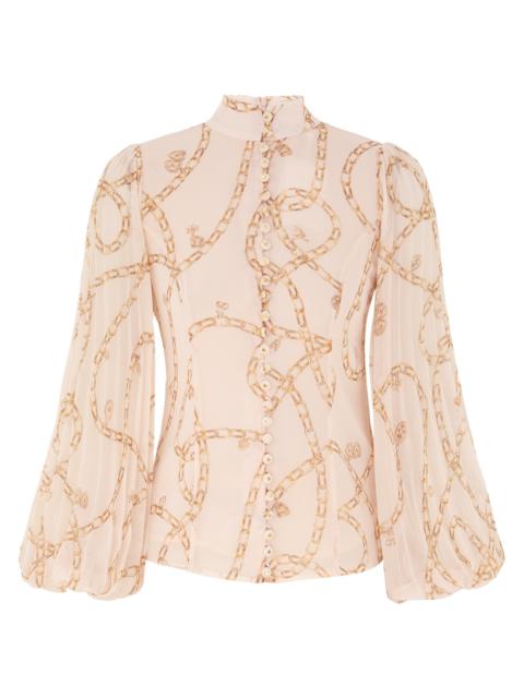 Zimmermann SUNRAY PLEATED BLOUSE