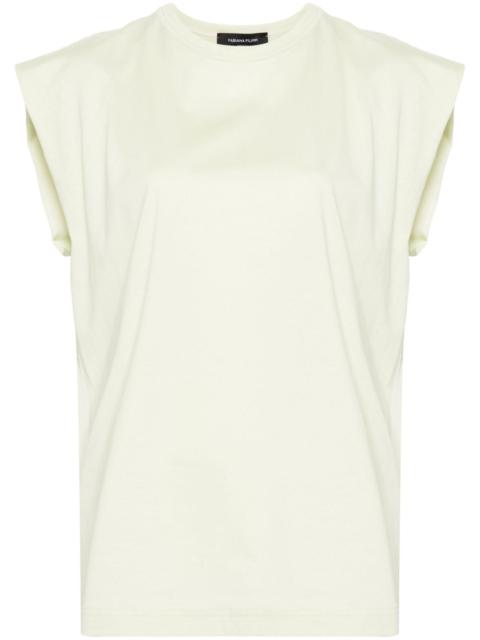 FABIANA FILIPPI sleeveless cotton T-shirt