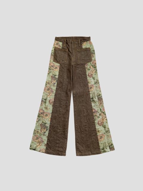 Kapital GOBELIN x DENIM 2TONE GYPSY BUGGY PANTS