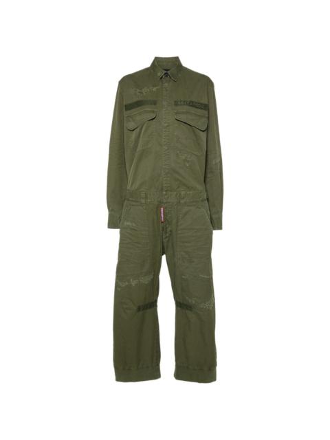 Overdyed Military jumpsuit