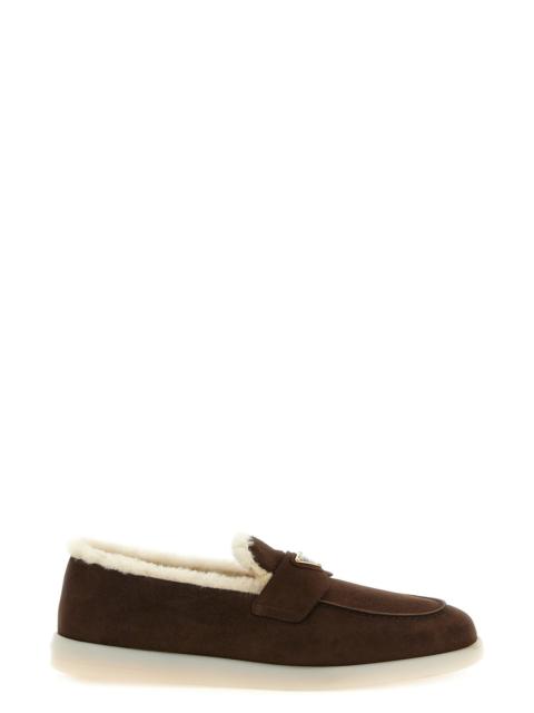 Prada Suede Loafers