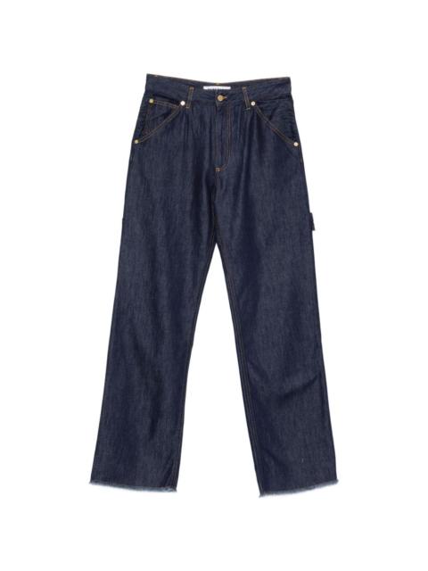 DARKPARK carpenter frayed-hem jeans