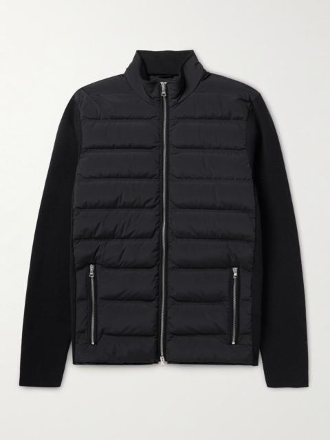ORLEBAR BROWN Wallace Quilted Shell and Merino Wool Down Jacket Black