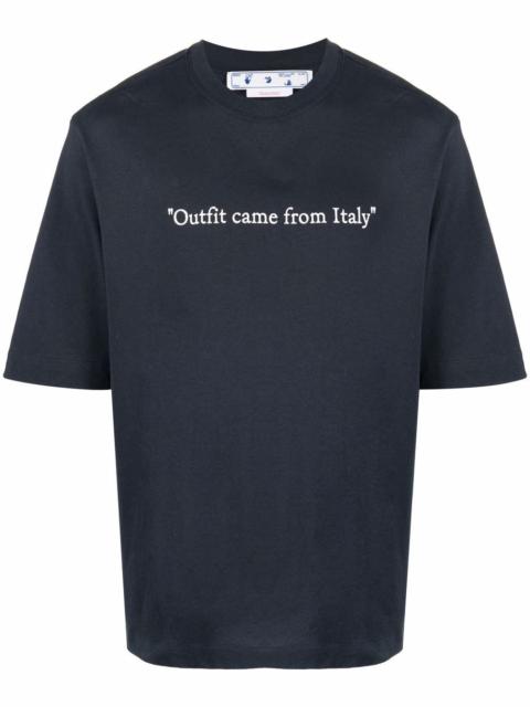 Off-White logo-print cotton T-shirt