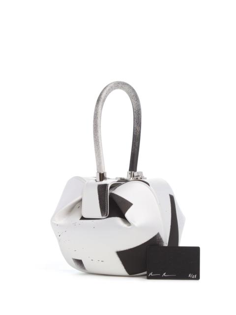 GABRIELA HEARST Adam Pendleton x Gabriela Hearst Nina Bag in Black & White Satin № 5