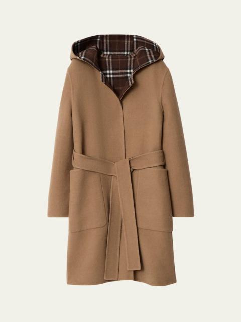 Hampshire Reversible Hooded Wrap Coat