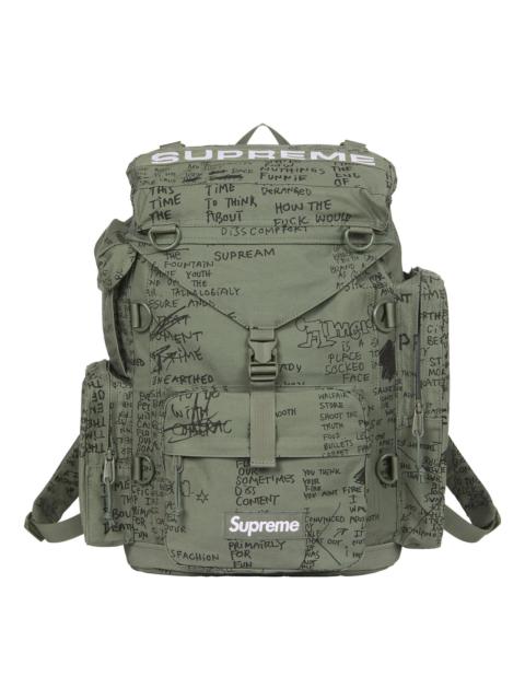 Supreme Supreme Field Backpack 'Olive Green Black' SUP-SS23-1091