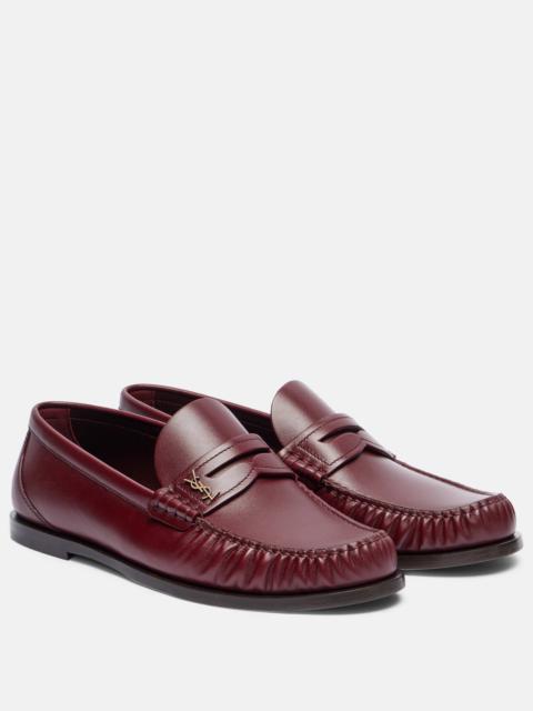 Laurent leather penny loafers