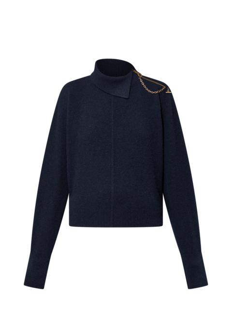 Louis Vuitton Twist Collar Knit Pullover