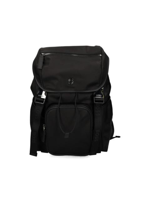 BOSS drawstring zip backpack