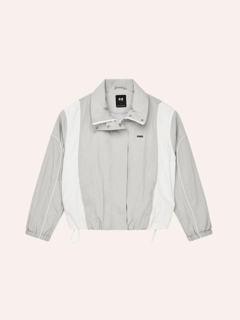 P.E NATION AFTERGLOW JACKET IN SILVER
