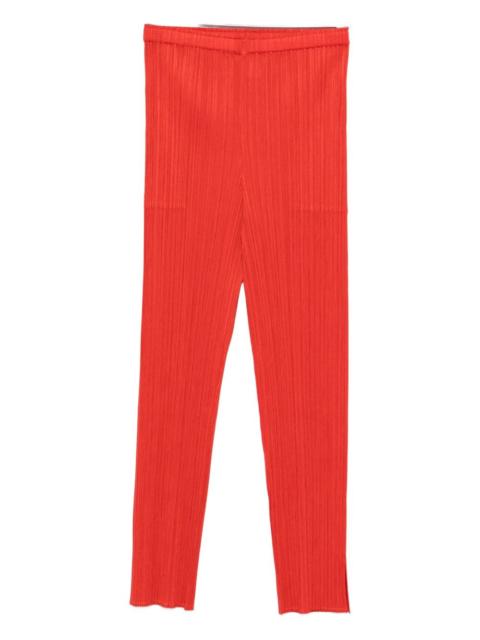 Pleats Please Issey Miyake July pleated straighttrousers