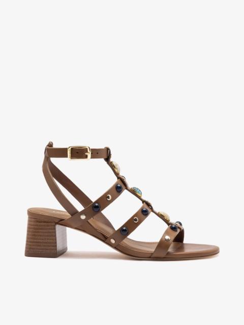 Larroudé Amalfi Sandal Caramel Leather