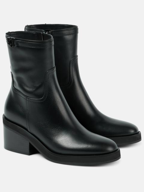 Yasmin 70 leather ankle boots