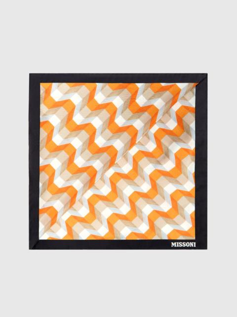 Missoni Silk scarf with printed logo