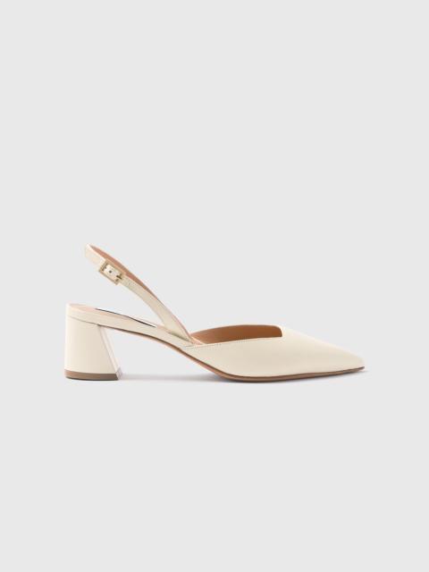 THE FOLD San Pietro Buckle Leather Heels 45